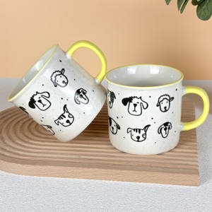Cute 15OZ Big Capacity <b>Ceramic</b> <b>Mug</b> New Fashion Design Porcelain Coffee <b>Mugs</b> Cup - Product Image 6