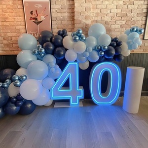 Lettres lumineuses LED personnalisées de l'alphabet anglais de grande taille (26 lettres) pour la décoration de la maison, des fêtes et des mariages - Product Image 5