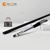 Lampu Sorot LED COB 4-Kawat Magnetik Putar ULTRA-TIPIS Modern Aluminium Kustom 0-10V Dali//WiFi Dimming 11mm Slim Linear