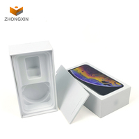 Boîte d'emballage générique haut de gamme personnalisée pour téléphone portable Boîte d'emballage blanche en papier carton pour Iphone 11 12 13