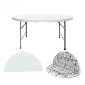 <span class=keywords><strong>Mesa</strong></span> de Comedor Redonda <span class=keywords><strong>Plegable</strong></span> de Plástico para 10 <span class=keywords><strong>Personas</strong></span>, de <span class=keywords><strong>6</strong></span> Pies, para Eventos, Banquetes y Bodas, Venta al Por Mayor a Precio Económico - Product Image 2