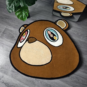 사용자 정의 패턴 모양 깔개 의사 거실 깔개 녹색 바닥 카펫 사용자 정의 지역 깔개 - Product Image 6
