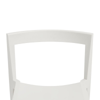 Chaises de table à manger d'extérieur nordiques modernes en plastique Design minimaliste pour hôtels écoles événements Collection de chaises empilables