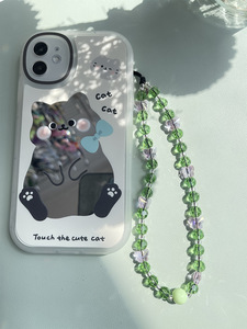 Breloque papillon tendance plaqué or 18 carats avec perles de cristal et de verre multicolores pour <span class=keywords><strong>coque</strong></span> de téléphone <span class=keywords><strong>iPhone</strong></span> et porte-clés - Product Image 6