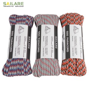 Paracord 550 <span class=keywords><strong>de</strong></span> 4mm, 7 Hilos, <span class=keywords><strong>de</strong></span> Poliéster y Nailon, Resistente, para Hacer Pulseras DIY, para <span class=keywords><strong>Supervivencia</strong></span> al Aire Libre y Camping - Product Image 6