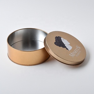 Высококачественная круглая жестяная коробка для печенья с логотипом под заказ - Product Image 4
