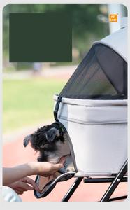 Poussette pliable pour <span class=keywords><strong>chien</strong></span> <span class=keywords><strong>de</strong></span> grande capacité 2024, <span class=keywords><strong>chariot</strong></span> à 4 roues portable pour les voyages en plein air avec des animaux <span class=keywords><strong>de</strong></span> compagnie et des chats - Product Image 6