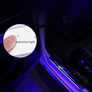 Acrilico universale <span class=keywords><strong>LED</strong></span> pedale di benvenuto luce mobile Scuff <span class=keywords><strong>porta</strong></span> e Logo piastra per auto portiera accessorio Scuff <span class=keywords><strong>porta</strong></span> - Product Image 4