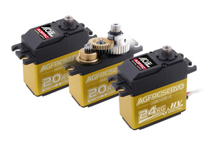 Offre Spéciale AGFRC – Moteur Métallique à Engrenages 24KG, Couple Élevé, 0.19s, 8.4V HV, Brosse, Programmable, Numérique, pour Voiture RC RTR et Robot - Product Image 3