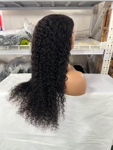 Perruque Lace Front 13x4 Cheveux Humains Bouclés Crépus 22 Pouces Noir Naturel <span class=keywords><strong>Afro</strong></span> Bouclé pour Femmes Noires Perruques Cheveux Remy - Product Image 3