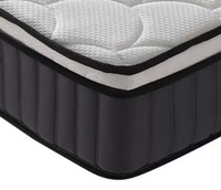 Matelas compressé sous vide peu encombrant, format King, Queen, Twin, Full, matelas hybride à ressorts ensachés pour mobilier de chambre