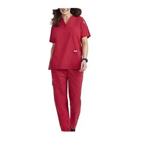 Medical Scrubs Uniforms Sets Women Nurse Fashion Work Suit Hospital Beauty Salon Spa Wear Stretch Slim Fit Uniform