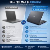 Portátil Empresarial Premium Dell Pro Max 14 de 14 Pulgadas, Intel Core de Alto Rendimiento, Computadora Portátil Profesional con Windows 11