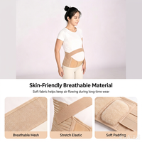 Ceinture de soutien de maternité ergonomique réglable en Spandex respirant pour femmes enceintes - Soulage les douleurs dorsales et pelviennes - Écologique