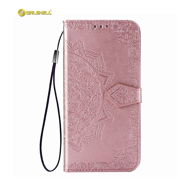 For OPPO F17 leather wallet PU leather for one plus nord 5g protective girl's mobile accessoris for iPhone 12
