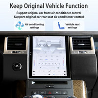 Panel AC Radio Mobil untuk Land Rover Range Rover Sport L320 2009-2013 Wireless Apple Carplay Android Auto GPS Navigasi Player RHD