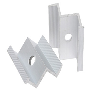 Pince de fixation solaire en aluminium, pince centrale, accessoire de support de montage solaire, traitement de surface par sablage - Product Image 4