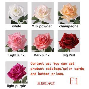 Decoración <span class=keywords><strong>de</strong></span> flores <span class=keywords><strong>de</strong></span> boda rosas <span class=keywords><strong>de</strong></span> tacto real rosas blancas rosas artificiales <span class=keywords><strong>de</strong></span> seda <span class=keywords><strong>de</strong></span> alta calidad al por mayor ramo <span class=keywords><strong>de</strong></span> rosas falsas - Product Image 2