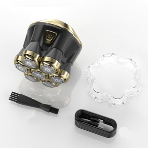 CITICITY Rechargeable Portable Electric Rotary <b>Face</b> <b>Shaver</b> Waterproof Men Shaving Machines With Led Display - Product Image 3