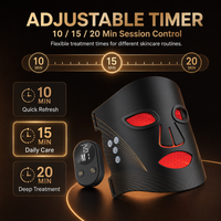 Masque LED Magique Power 2026, 460nm 590nm 630nm 850nm, Thérapie par Lumière Rouge, Quatre Puces LED, Masque Facial à Lumière Rouge