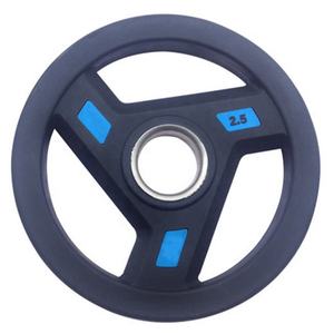 트라이 그립 고무 코팅 Barbbell 무게 플레이트 - Product Image 6