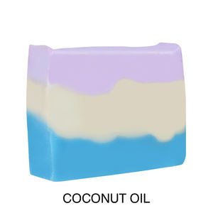 Savon artisanal triple couleur à l'<span class=keywords><strong>huile</strong></span> <span class=keywords><strong>de</strong></span> <span class=keywords><strong>coco</strong></span> - Barre hydratante naturelle pour usage familial en stock - Product Image 1