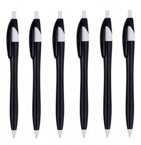 Black Hotel <b>Retractable</b> Ballpoint Custom Writing Gift Promotional Advertising Plastic <b>Pen</b> - Product Image 1