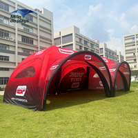 Dômes gonflables personnalisés avec logo, imperméables, 20 pieds, tentes pour événements, sports motorisés, gazebo, tente de réception 6x6 m, tente de course, publicité, pompe électrique