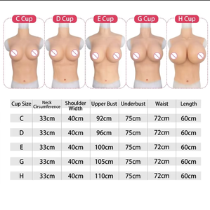 Prothèse mammaire réaliste en silicone pour homme et femme, taille E, <span class=keywords><strong>seins</strong></span> sexy, <span class=keywords><strong>faux</strong></span> <span class=keywords><strong>seins</strong></span> super doux pour <span class=keywords><strong>travestis</strong></span>, sissy, transgenres, transvestites - Product Image 4