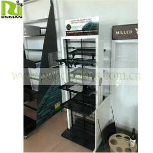 Siêu thị cửa hàng khuyến mãi kim loại đồ ăn nhẹ tầng móc hiển thị đứng cho kính mát dây kệ - Product Image 4