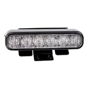 DC12-24V 18 vatios 6 LED vehículo de emergencia de superficie, luz de advertencia camión ámbar azul rojo de emergencia LED luces