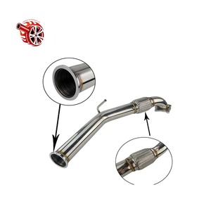 Tuyau de descente Audi A3/S3 8Y A3/S3, tuyau de raccordement de test, acier inoxydable T-304 avec isolation thermique - Product Image 1