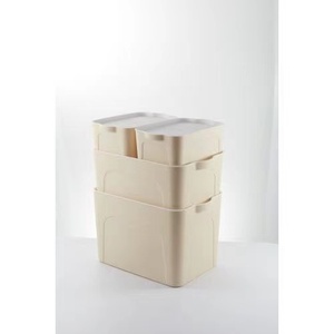 Stackable Storage Box PP Small Handled Type Decorative Organizing Pantry Nice Plastic Space Saving storage Boxes & Bins