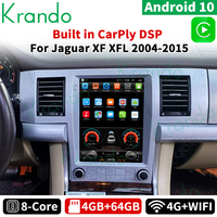 Système de navigation GPS Android 13 pour Jaguar XF 2007 - 2015, autoradio, récepteur stéréo, lecteur multimédia, unité principale