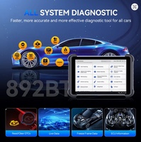 Lector de Códigos OBD2 con Asistencia de IA MUCAR 892BT, Herramienta de Diagnóstico con Escaneo Bidireccional, Codificación ECU, 35 Servicios, Compatible con CANFD/DOIP