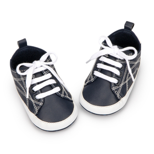 Dernier modèle de chaussures d'intérieur pour bébé baskets sport pour bébé tissu de base en PU confortable chaussures légères respirantes pour bébés garçons - Product Image 2