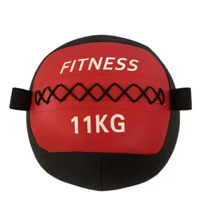 Bola de medicina pu para equipamento de fitness, bola de parede de 8kg, para academia