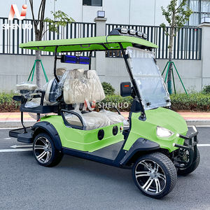 Voiture de golf électrique utilitaire 4 places avec conteneur à bagages Batterie au lithium 48V 30 km/h Autonomie de 90 km - Product Image 4