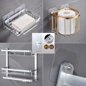 Punch-Free Hình Ảnh Móc Áo Kit Trang Trí Nội Thất Dính Vít Rod Dán Vô Hình Tracless Nails Tường Hook - Product Image 5