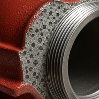 Raccord de tuyauterie en fonte ductile homologué UL FM pour la protection incendie, conforme aux normes ASTM A536 et AWWA C110, pour système d'incendie américain.