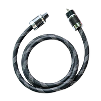 Câble d'alimentation US en cuivre pur haut de gamme Câble d'alimentation Audiophile CableUS Plug avec Figure 8 Câble d'alimentation IEC C7 IEC Longueur du câble d'alimentation: 1m