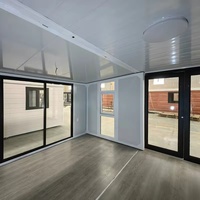 Maison conteneur de luxe 40 pieds en panneaux sandwich d'acier, design étanche/isolé, solution préfabriquée moderne pour hôtel/villa, couleurs personnalisées 5