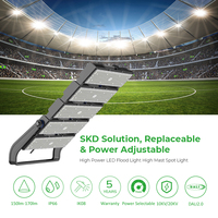 1000W 5000K IP66 IK08 Led Stade Lumière Éclairage Extérieur pour Field Court Arena Aéroport Led High Mast Spot Light