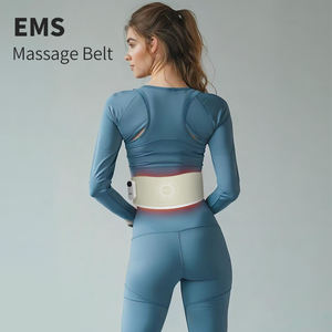 Drahtloses Lenden massage gerät Schmerz linderung Elektrische Heizung Vibration Massage gürtel für den unteren Rücken für die Taille - Product Image 2