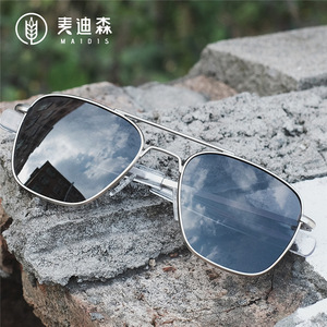 Maidis Aviator Sunglasses Gold Metal Frame Polarized TAC Lens UV400 Men Driving Sun Glasses - Product Image 3