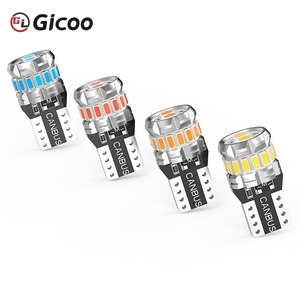 Ampoule LED T10 W5W 194 501 Canbus sans erreur pour éclairage intérieur de voiture, puce T10 18SMD 3014, blanc pur, feu de stationnement, lampe de signalisation automobile - Product Image 5