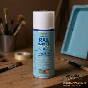 Pintura en Aerosol Acrílica Profesional Ral5012 Azul Claro, Alta Calidad, Color Fiel, 400 ml - Product Image 3