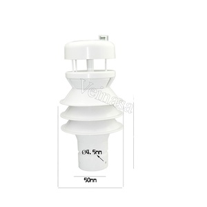 เซ็นเซอร์วัดความเร็วลมและปริมาณน้ำฝนแบบ 6 in 1 รุ่น Veinasa-THRWP-02 ปรับแต่งได้ พร้อม RS485 สำหรับสถานีตรวจอากาศอัตโนมัติ รองรับ OEM ODM Veinasa-THRW - Product Image 3