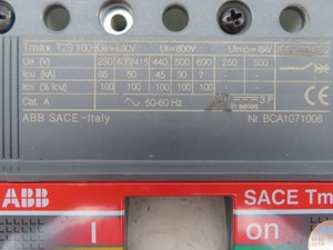 Nuevo y Original SACE Tmax T2S 160 4 Polos PR221DS para PLC, Amplia Experiencia Técnica con Solida Experiencia en Mantenimiento Industrial - Product Image 4