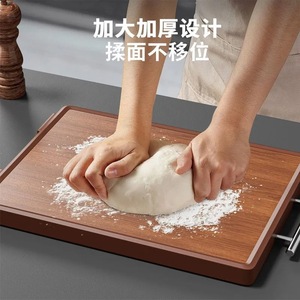 Tabla de cortar rectangular de madera de ébano antimoho para uso en la cocina - Product Image 3